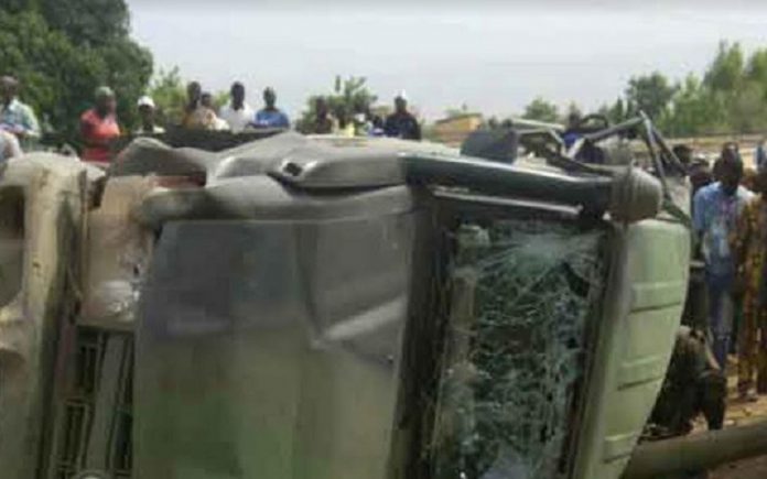 Four (4) soldiers died in a traffic accident in the northern Togo