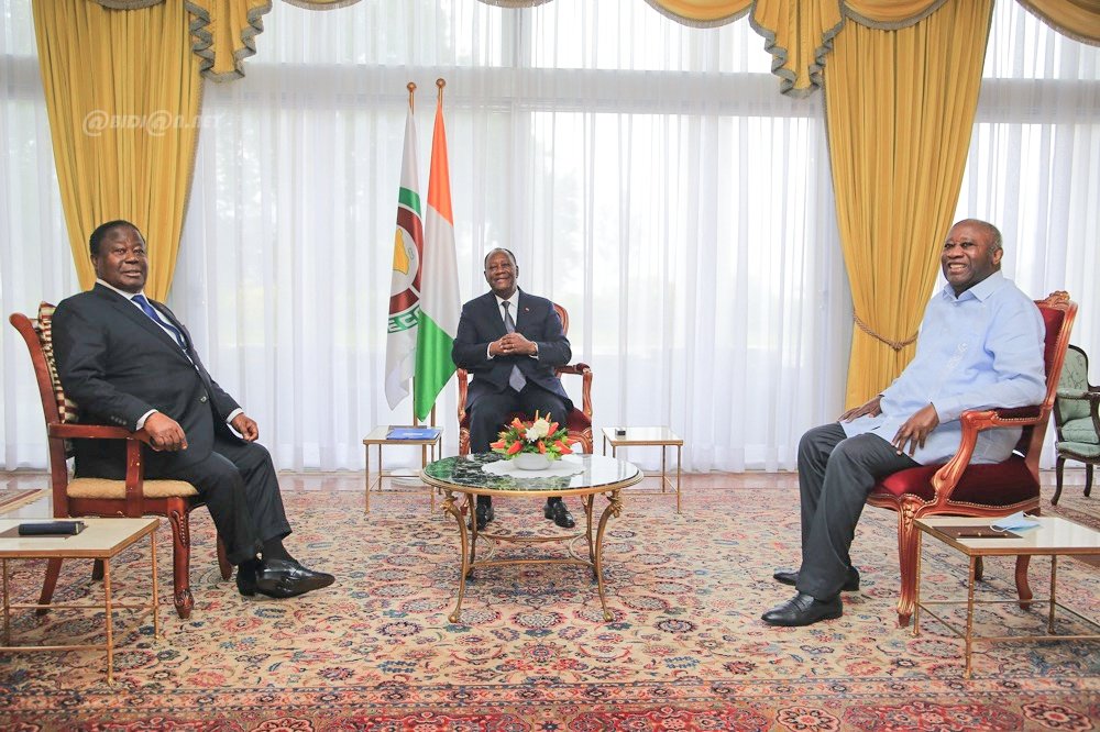 Côte d’Ivoire-Lex Président Bédié rencontre Laurent Gbagbo